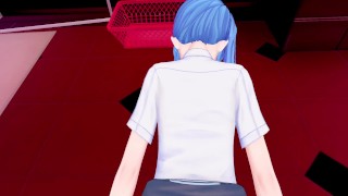 Suisei's Secret Pre-Live Performance - 3D HENTAI