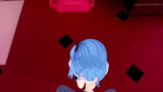 Suisei's Secret Pre-Live Performance - 3D HENTAI