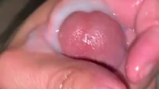 Cumming with cock ring