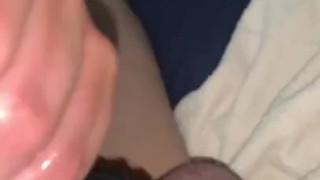 Cumming with cock ring