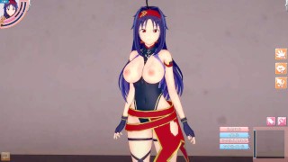 【エロゲーコイカツ！】ソードアートオンライン(SAO) 紺野木綿季(ユウキ)3DCG巨乳アニメ動画[Hentai Game Koikatsu! Konno Yuuki (Anime 3DCG Vide