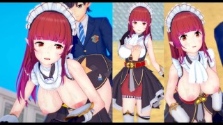 【エロゲーコイカツ！】ソードアートオンライン(SAO) 枳殻虹架(レイン)3DCG巨乳アニメ動画[Hentai Game Koikatsu! Nijika Karatachi(Anime 3DCG V