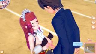 【エロゲーコイカツ！】ソードアートオンライン(SAO) 枳殻虹架(レイン)3DCG巨乳アニメ動画[Hentai Game Koikatsu! Nijika Karatachi(Anime 3DCG V