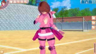 【エロゲーコイカツ！】ソードアートオンライン(SAO) レン(小比類巻香蓮)3DCG巨乳アニメ動画[Hentai Game Koikatsu! Ren(Anime 3DCG Video)]