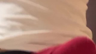Red underwear thick hard prick dirty sin