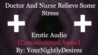 Doctor Gives His Nurse A Quick Fuck To Ease The Nerves [Public] [Choking] (Erotic Audio for Women)