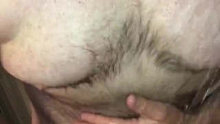 Shower Masturbation: Cumshot In Hand, Sucked it all up, Mouthful of Cum, then I swallowed it all up 