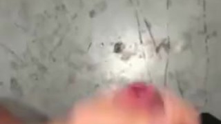 Teen Jerks & Cums In Public Toilet