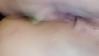 Teasing anal play 