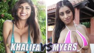 BANGBROS - Battle Of The GOATs: Mia Khalifa vs Violet Myers