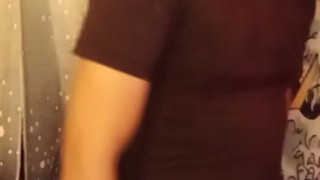 Pinoy masturbates his massive dick, part 1