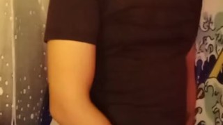 Pinoy masturbates his massive dick, part 1