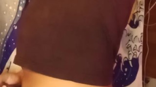 Pinoy masturbates his massive dick, part 2