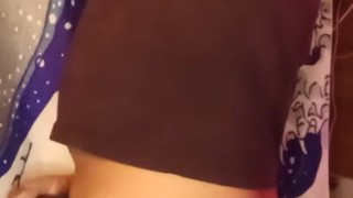 Pinoy masturbates his massive dick, part 2