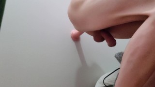 look how hard my dick is when i feel this dildo in my ass 0.0