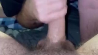 Sexy twink sucks and swallows big load (only fans thustin69)