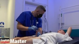 Doctor uses sounds on patient’s big dick PREVIEW