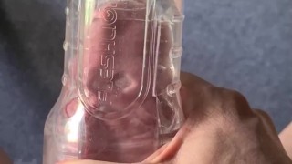 Strip and Fleshlight Fun with Cockring