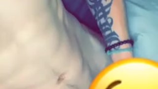 Hollywood cums on abs 