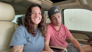 Daytime Car Fuck, Back to Back Creampies- Mav and Joey Lee