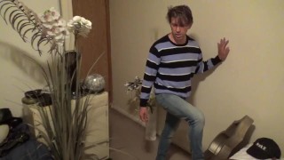 solo Fresh Jerkoff with a Quarterback!