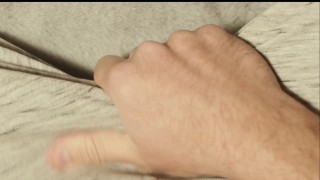 Innocent Wank from man's eyes or How male masturbation feels POV