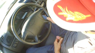 masturbation in a car