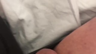 Risky Doctor’s Office Masturbation: Male Patient in a Gown Plays W/ His Penis Hoping to get Caught 