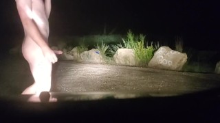 Otter jerking in public