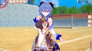 【エロゲーコイカツ！】原神 甘雨(かんう)3DCG巨乳アニメ動画[Hentai Game Koikatsu! Genshin Ganyu(Anime 3DCG Video)]
