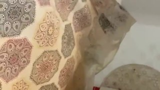 Jerkin in the shower