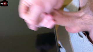 Hot Guy Moaning While Spurting a Huge Cumshot All Over - 4K