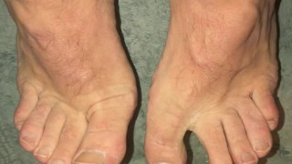 Slideshow of His Hard Working, Rough Feet (2021-09-21) In Desperate Need Of A Professional Pedicure