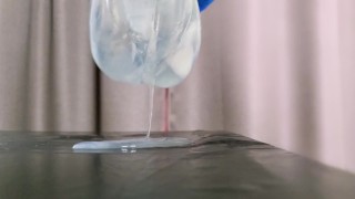 Huge Creampie, Crystal Pussy, Moaning, 大量射精进入阴道, 呻吟声