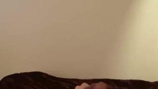 Jacking off and rubbing my cum on my body 