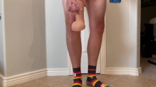 Masturbate and Cum With a Fat Dildo In My Ass
