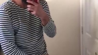 So horny I masturbated in my friends bathroom