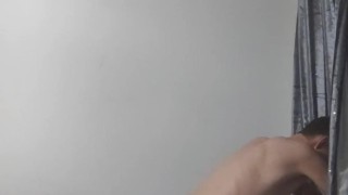 Flat chested teen with small ass loves to twerk for his viewers