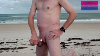 The Captains Slut Boy Teasing and Edging Mistress T's cock during a nice visit to the beach