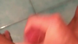 Juicy cum of straight guy