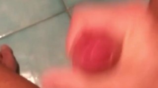 Juicy cum of straight guy