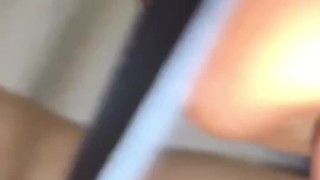 Spanking her for misbehaving 