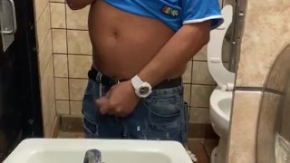 JordiStardust horny in Waffle House bathroom 