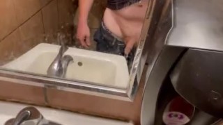 FedEx Guy takes a piss