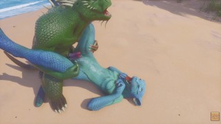 Wild Life / Scalie Porn on the Beach