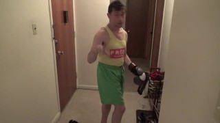 muscles Dirty Cock Out of Speedos!
