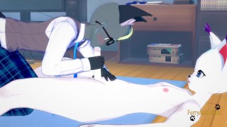 Anima Crossing Digimon - Raymon x Gatomon Hard Sex
