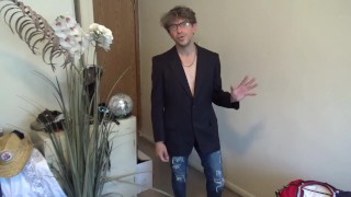 Maolo Attorney At Law Uses Hard Jerkin' Boner to get Job at Prestigious Firm!