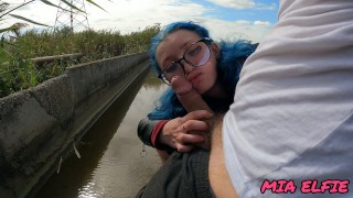 blue-haired cutie with a butt plug, loves to have sex and suck ...