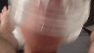 Fleshlight Play while Watching Porn